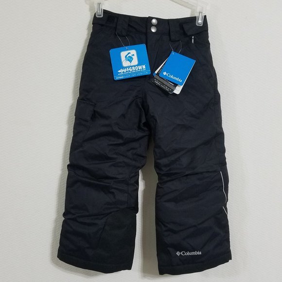 NEW Columbia Boys XXS 4/5 Snow Ski Pants Black NWT